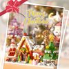 TIMCHESS 2024 Christmas Gingerbread House Micro Building Block Set, 926 PCS Christmas Holiday Snow Village Building Blocks with Santa Xmas Tree Building Toys Gift for Adults Teens Kids 6+