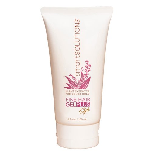 smartSOLUTIONS Fine Hair Gel Plus, 5 oz | Enhances Shine | Adds Volume | Easy Wash-out | Paraben-Free