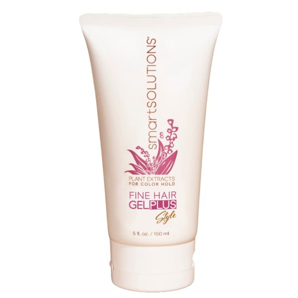 smartSOLUTIONS Fine Hair Gel Plus, 5 oz | Enhances Shine | Adds Volume | Easy Wash-out | Paraben-Free