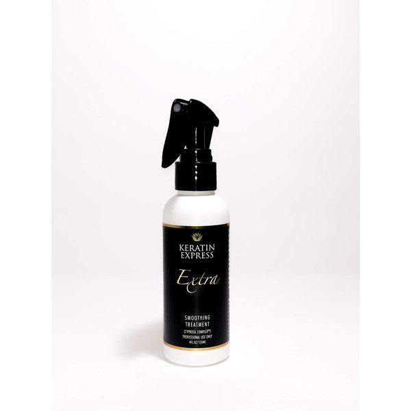 Keratin Express Extra Smoothing Treatment up to 6 weeks, 4 fl oz for Fine Hair. For Course Hair Use Keratin Express Plus. Do not use it on Pregnant Women and Children; it contains Formaldehyde.