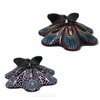 Hair Barrette Hand Painted Hair Clips. Styling for Women and Girls. This Attractive Hair Accessory can be used as a Ponytail Holder or a Hair Grip. for Thick & Thin Hair. 2 Pcs Uniquely Hand Crafted