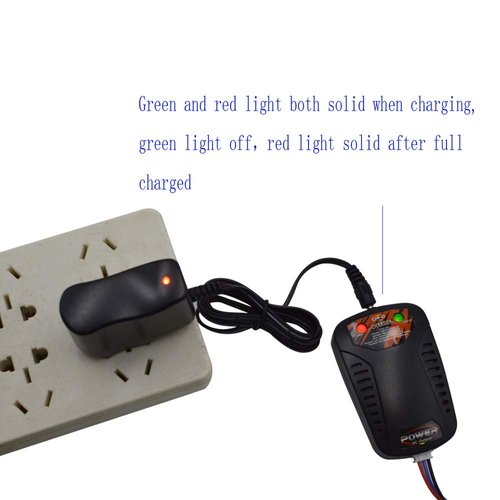 Blomiky 7.4V 800mA 2S Lipo Li-ion Battery Balance Charger Box with XH-3P Port for X8C RC Drone 18859E 9125 Q903 and SCX24 RC Trucks X8 Charger