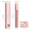 BINGBRUSH Super Stay Matte Longwear No-Budge Liquid Lipstick Makeup,Highly Pigmented Color and Instant Shine, Cheeky, Soft Matte Lip Cream Lightweight Lipgloss (01#&02#, Pack of 2)