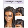 LUVME HAIR PreMax 13x4 Frontal Body Wave, Lace Front Wigs Human Hair Glueless For Black Women 100% Human Hair Lace Frontal Natural Black Side Part