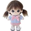 niannyyhouse 20cm Plush Doll Kindergarten Set Blue Coat Pink Dress Sailor Suit 8in Soft Stuffed Plush Toy Clothes