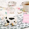 48 Pcs Cow Print Pencils Cow Party Supplies Cartoon Animal Pencils Fun Cow Pattern Decorative Pencils Kawaii Wood Pencils with Eraser Supplies for Students Classroom School Home Kids Party Favor