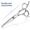 Professional Hair Cutting Scissors 6" with Extremely Sharp Convex Blade,Haircut Scissors,Premium Cobalt Alloy Stainless for Hair Shears,Ergonomic Design Barber Scissors For Salon and Home