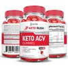 Justified Laboratories (2 Pack Keto Rush Keto ACV Gummies Advanced Formula 1000MG Powder B12 Vegan Non GMO 120 Gummys