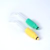 Oral Breeze | Yellow & Green Replacement Tips | Water Flosser Irrigator Tips | Compatible with All Oral Breeze Products