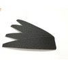 DISPOSABLE PEDICURE FOOT FILE REFILL PADS, 100 GRIT, BLACK, 50 COUNT (100 GRIT, BLACK)