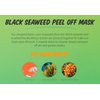 7th Heaven Seaweed Easy Peel-Off Face Mask, with Seaweed, Detox Face Pores, For All Skin Types, 3-Pack of 0.3 Fl Oz each, 3 Sachets