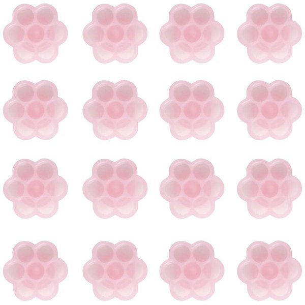 100 Pieces Eyelash Extension Glue Holder Grafting Eyelash Glue Cup Flower Shape Glue Cup Plastic Glue Pallet Pad Tattoo Pigment Cup Eyelash Beauty Tool Accessories, Pink