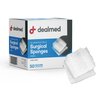 Dealmed 2" x 2" All Gauze Surgical Sponges, 8-Ply Sterile Woven Gauze Pad Wound Care for First Aid Kit and Medical Facilities, 2 Sponges/Pouch, 50 Pouches/Box (Pack of 2)
