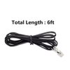 AIMIJIA Phone Cord, 6P4C Black Phone Telephone Extension Cord Cable Line Wire RJ11 6P4C Modular Plug for Landline Telephone Modem Accessory (6ft-3 Pack)