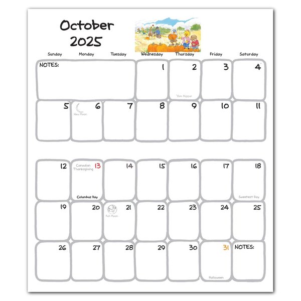 2025 Suzy's Zoo Pocket Calendar (4x7)