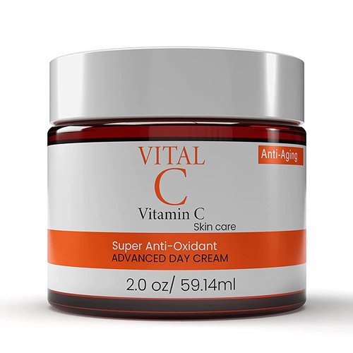 Advanced Vitamin C Face Moisturizer Cream/Lotion - Anti-Oxidant, Hydrating Day & Night Cream to Reduce Wrinkles, Fine Lines, Dark Circles & Dark Spots | 2 Fl Oz