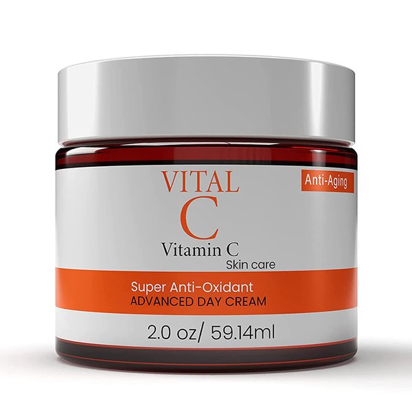 Advanced Vitamin C Face Moisturizer Cream/Lotion - Anti-Oxidant, Hydrating Day & Night Cream to Reduce Wrinkles, Fine Lines, Dark Circles & Dark Spots | 2 Fl Oz