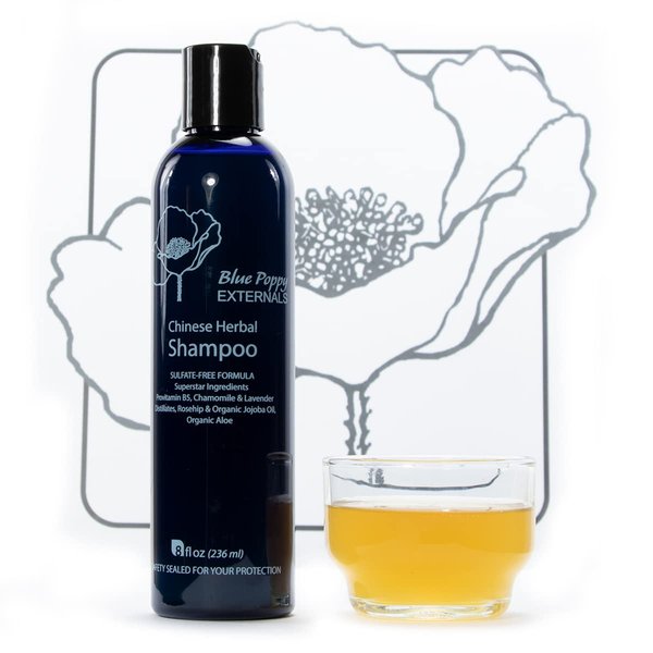 Chinese Herbal Shampoo (8 Fl Oz) - Blue Poppy