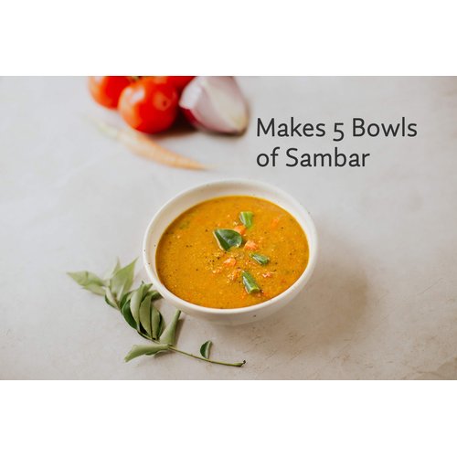 Inner Flame Beyond Sambar Powder By Inner Flame - Sambar Mix- Red Lentil Soup Authentic South Indian Style - Gluten Free - Vegan- NO CHEMICALS - NO PRESERVATIVES