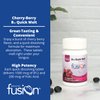 Bariatric Fusion Vitamin B12 Melt | Cherry Berry Flavored Tablets | Dissolves On Your Tongue B 12 Vitamin 1000 mcg and Folic Acid | Vegan B12 Vitamins | Gluten, Dairy & Soy Free | 90 Count