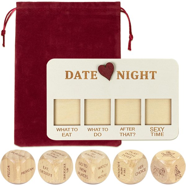Valentines Day Gifts for Men Women Couples Games Gifts Date Night Dice Ideas Couple Gifts Toys Games Anniversary Birthday Engagement Gifts for Boyfriend Girlfriend Husband Wife Groom Bride Him Her