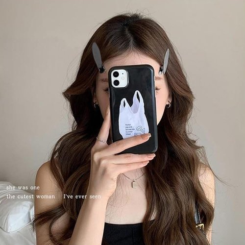 Ahoney 8 Pieces No bend No Crease Hair Clips for Styling Sectioning Duck Billed Hair Clips Alligator Barrettes Hair Pins for Makeup Application Bangs Woman Girls (Black)