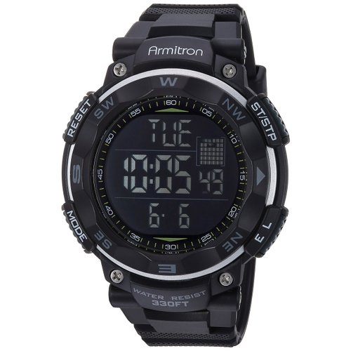 Armitron Sport Men's 40/8254BLK Black Digital Chronograph Watch