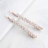 Beaupretty 2 Pairs Rhinestone Bobby Pins Crystal Bobby Pins Rhinestone Hair Clips Crystal Hairpin Decorative Bobby Pins Rhinestone Hairpins Bangs Hair Clip Bridal Hair Accessories for Women Girls