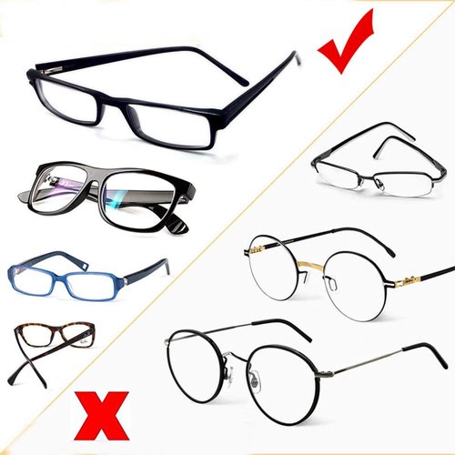 Eyeglass Nose Pads,BEHLINE 5 Pairs Stick on Anti-Slip Adhesive Glasses Nose Piece,Soft Silicone Strong Sticky Nose Bridge Pads Air Chamber Sunglass Nose Guard for Plastic Frame/Full Frame (Black)