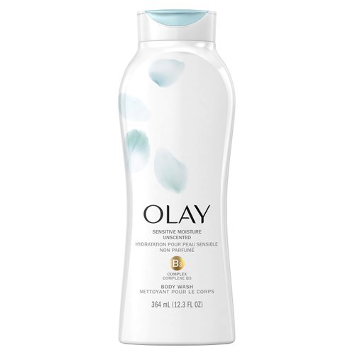 Olay Sensitive Moisture Unscented Body Wash, 364 Milliliters