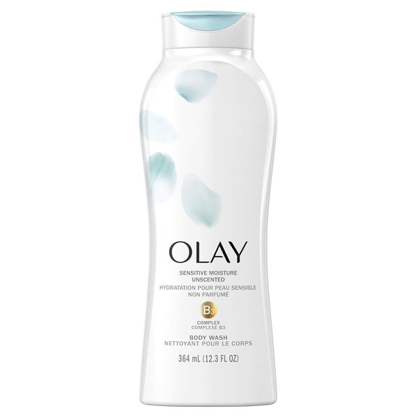 Olay Sensitive Moisture Unscented Body Wash, 364 Milliliters