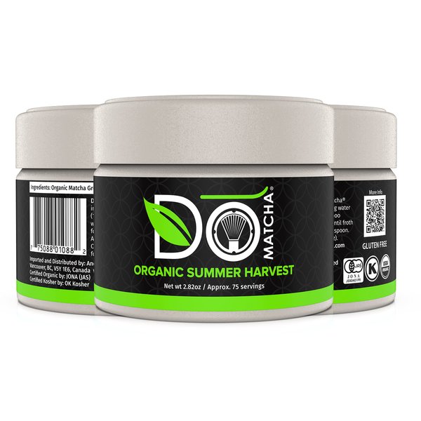 DoMatcha, Organic Summer Harvest Matcha Powder, Authentic Japanese Green Tea, Latte Grade, 2.82 oz