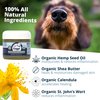 4Legger Certified Organic Dog Paw Balm Heals, Repairs, Moisturizes, Restores Dry, Cracked Paws, Elbows, Snout, Creates Protective Barrier Against Snow, Ice All-Natural Paw Protector, Vegan, USA Made