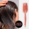 Conair Scalp Care Detangling Hairbrush - Hair Brush - Curly Hair Brush - Detangling Hair Brush - Scalp Massager - Flexi Head Standard Hairbrush