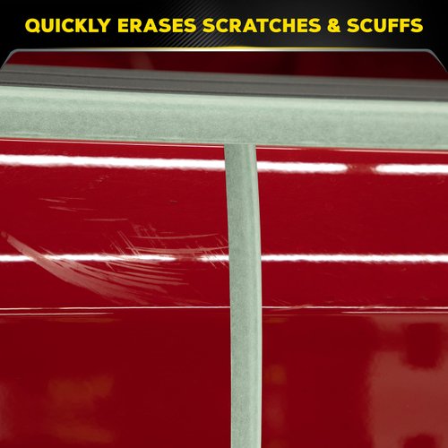 Meguiar's Quik Scratch Eraser Kit, Car Scratch Remover for Repairing Surface Blemishes, Car Care Kit with ScratchX, Drill-Mounted Pad, and Microfiber Towel, Multicolour