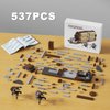 NUTAIN Platoon Attack Craft Building Set,Battle Droid Army Clone Soldiers Troop Carrier Action Figures Building Kit Toys for 6+(539PCS)