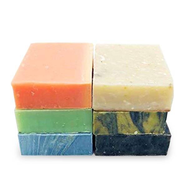 Naturally Vain Soap Bar Set, Cold Process Method, Long-Lasting, Handmade, Sulfate-Free, Natural Luxury Soaps, Essential Oils, Travel Soaps, Gift Set, Assorted Scents, 6 Bars of Soap