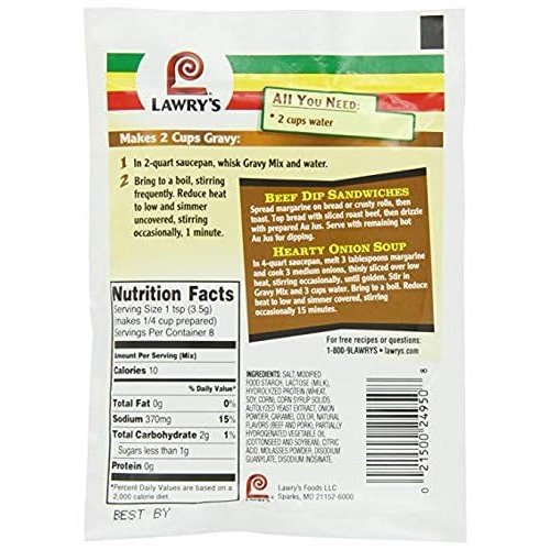 Lawry's Au Jus Gravy Mix, 1 oz (Case of 24)