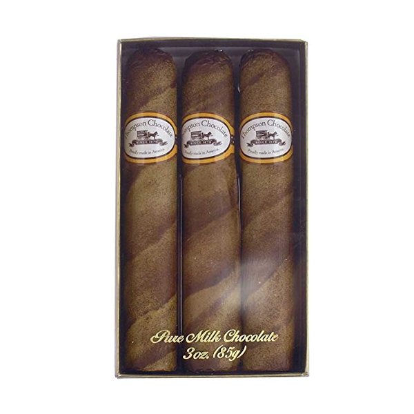 Royale Milk Chocolate Cigars in 3 Pc Cigar Gift Box