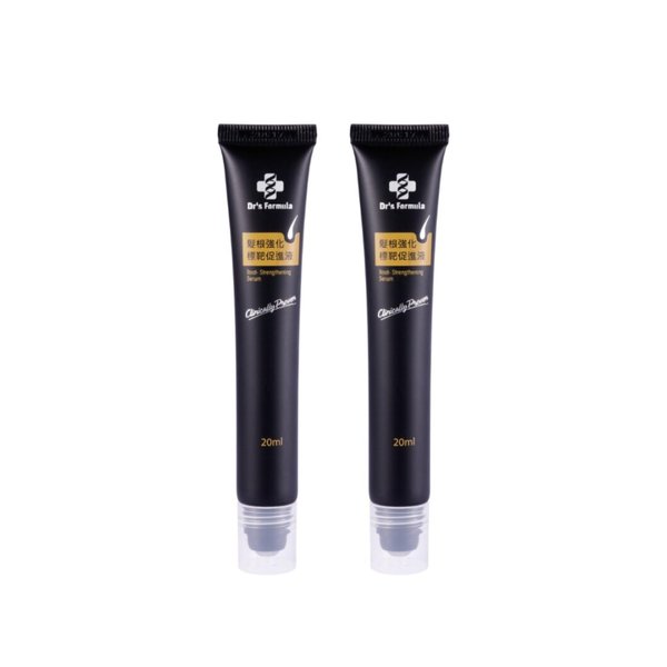 Dr's Formula Hair Root Strengthen Serum Scalp Care Essential Massage Roller Ball Nourishing Volume and Thicken Natural Ingredients Daily Use 0.67 fl oz(Pack of 2)