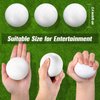 Civaner 12 Pieces Mini Volleyball Stress Balls Bulk 2.5 Inch Foam Sports Relief Stress Ball Soft Small Volleyball Toys Ball Decorations for Party Favor School Carnival Reward Gift Filler (White)