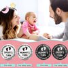 Hicarer 2 Pieces Fun New Parents Decision Coin Double Sided Decision Making Coin New Baby Pregnancy Gift for First Time Mommy Daddy Push Present for Christmas Thanksgiving Sliver and Black