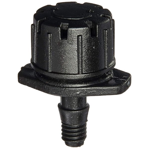 Orbit 67100 1/4" Barb Drip Irrigation Multi-Stream Drip Emitter, 10 pack,Blacks