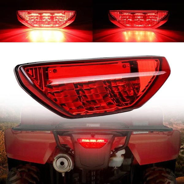 Cavauu ATV Motorcycle LED Tail Light Waterproof Honda TRX LED Brake Lamp Replaces# 33700-HN1-A71 Compatible with Honda TRX 250 300 400EX Rancher 420 TRX400X 500 700 (1 PCS) (Red)