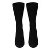 Truform Medical Compression Socks for Men and Women, 8-15 mmHg Crew Length to Mid-Calf, Black, X-Small