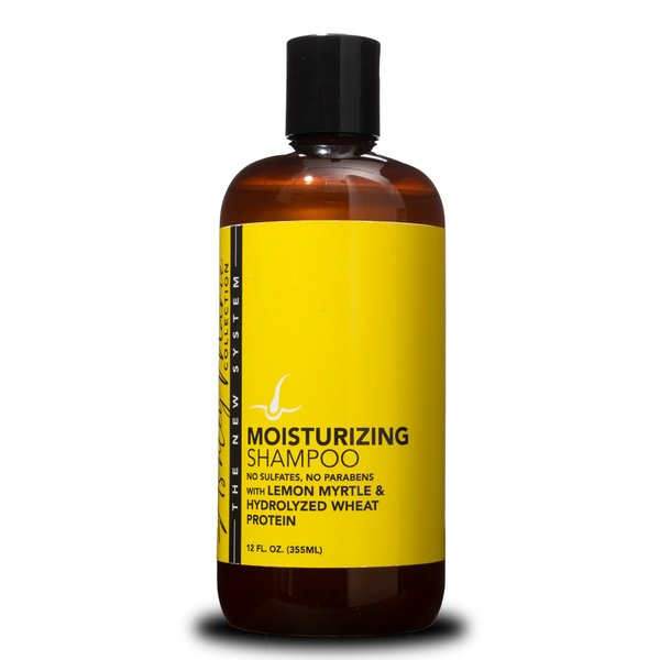 The Hair Diagram - Ashley Marie Moisturizing Shampoo - Natural Cleansing & Strengthening - Restorative Lemon Myrtle Shampoo with Hydrolyzed Wheat Protein - Color Safe - Paraben & Sulfate Free - 12oz