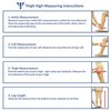 JOBST Relief Thigh High 30-40 mmHg Open Toe Unisex For Men & Women Compression Socks with Silicone Band, Beige - Choose Your Size