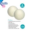 WOOLITE Reusable Wool Laundry Dryer Balls, Cuts Drying Time in Half, Natural Fabric Softener, Reduces Clothing Wrinkles, Eco-Friendly, Money Saver, 2-Pack
