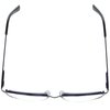 Foster Grant Men's Braydon Multifocus Rectangular Reading Glasses, Matte Navy Blue/Transparent, 54 mm + 1.25