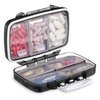Fullicon Portable Pill Organizer Weekly, Small Travel Pill Case with 7 Compartment, Moistureproof and Airtight Pill Box, Travel Pill Holder for Vitamins/Fish Oils/Supplements